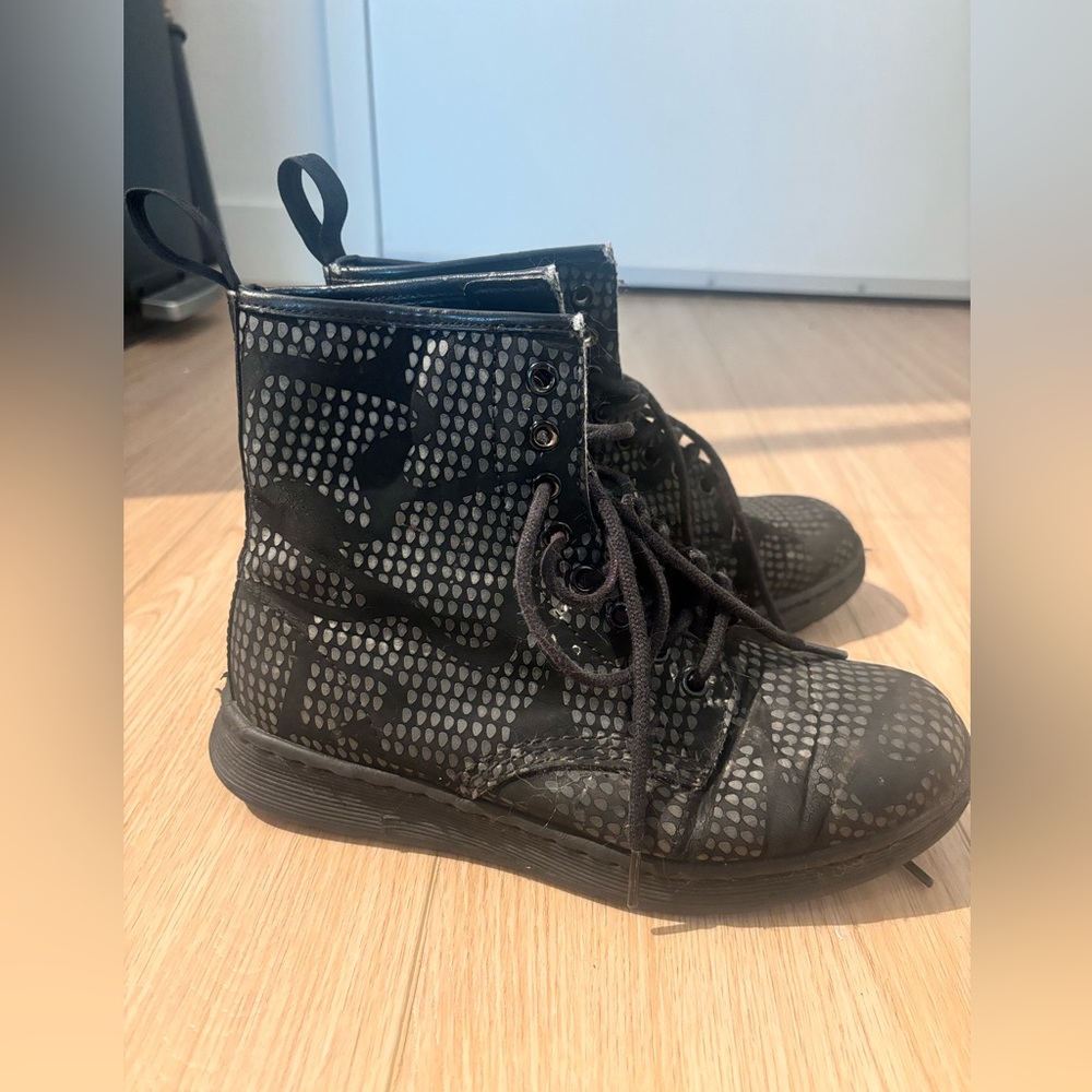 Snakeskin Dr.Marten sneaker style boots